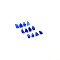 drilled beach glass for fringe or decoration