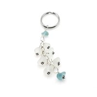 white and soft pastel aqua blue colours