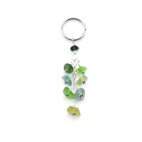 multi colour cluster keyring 