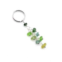 sea glass keychain 