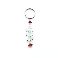 sea glass keychain for women