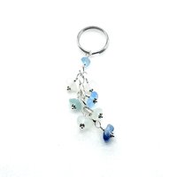 beach glass keyring