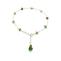 Sea Glass Jewelry Anklet for Women Gifts Handmade in Canada