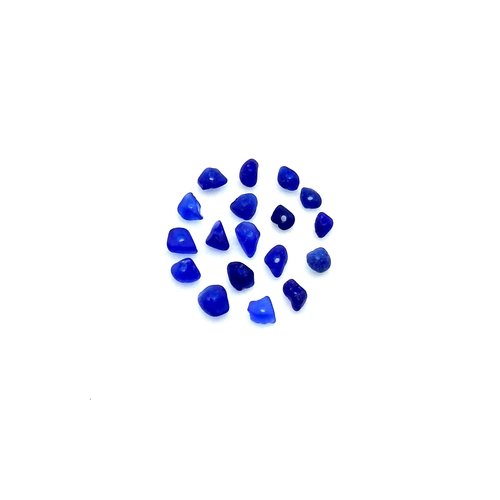 Real Sea Glass Beads Cobalt Blue Center Hole Craft Supply Canada