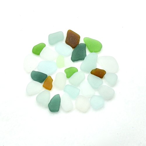 Real Sea Glass 30 Genuine Natural Pieces Jewelry Making Crafts