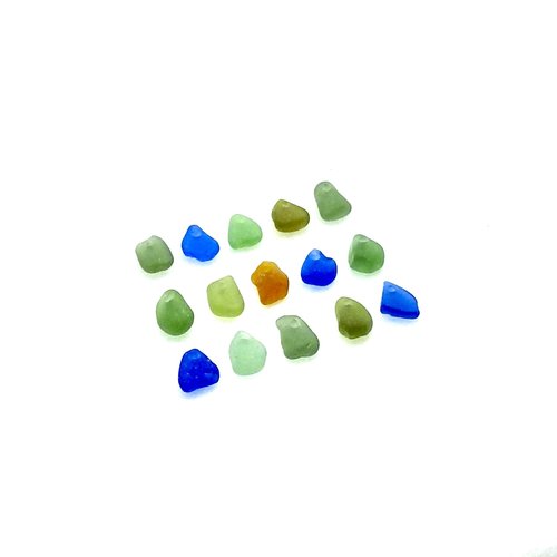 top drilled ocean glass