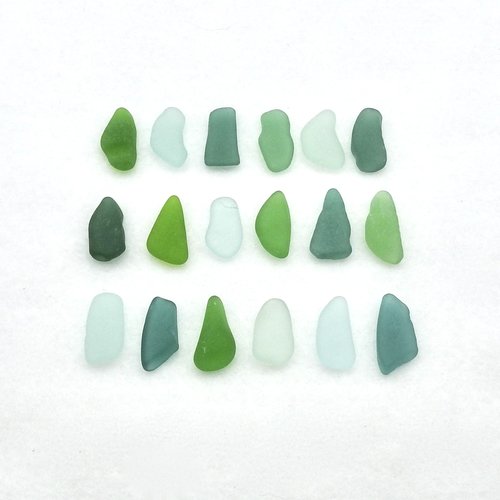 long sea glass pieces