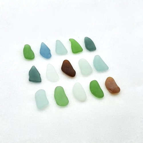 long sea glass pieces