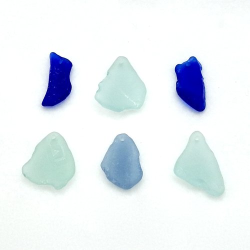large beach glass pendants