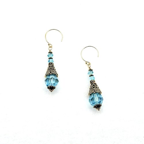 long 2 inch gold dangles