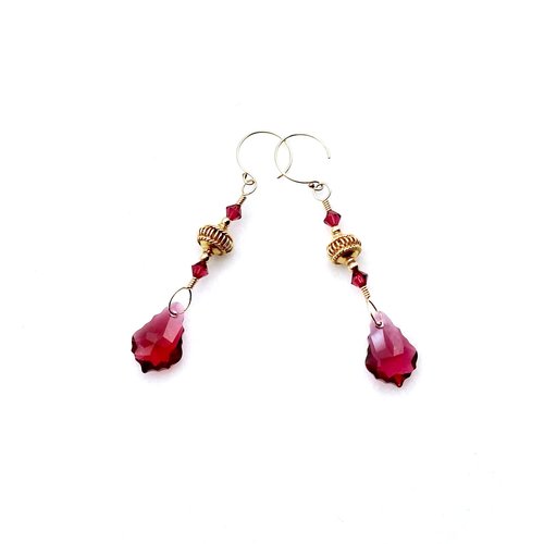 2 3/8 inches in length from the top of the pierced ear wires