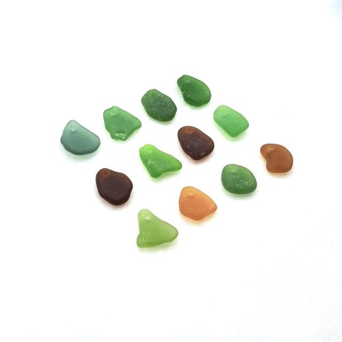 beach glass pendants