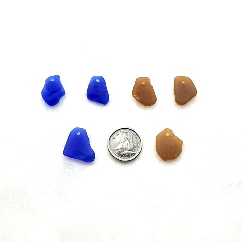 cobalt blue and brown colours