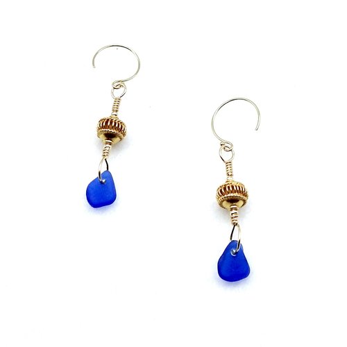 cobalt blue tiny charms