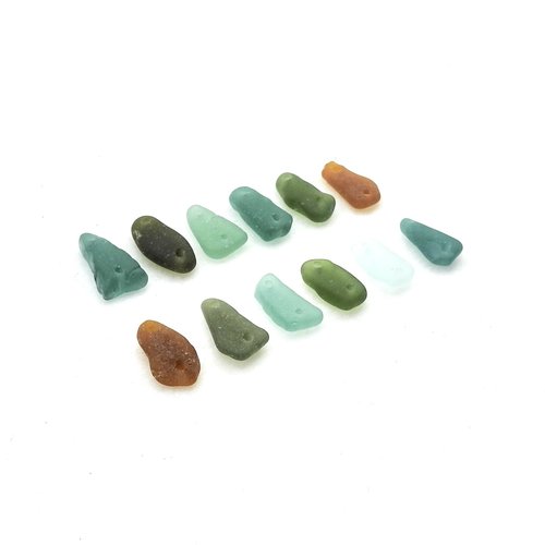 beach glass beads 