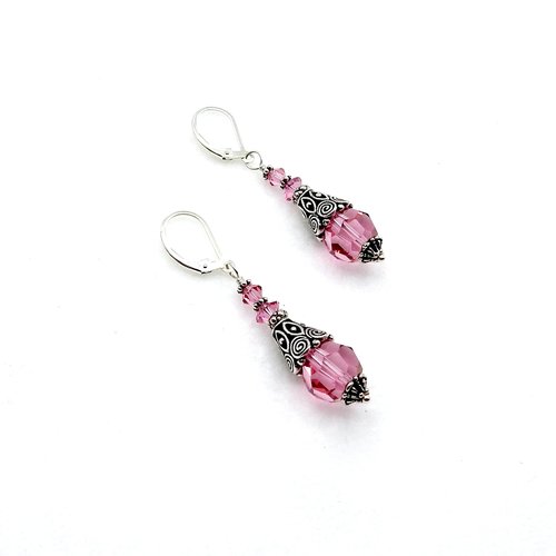 pink crystal jewelry 