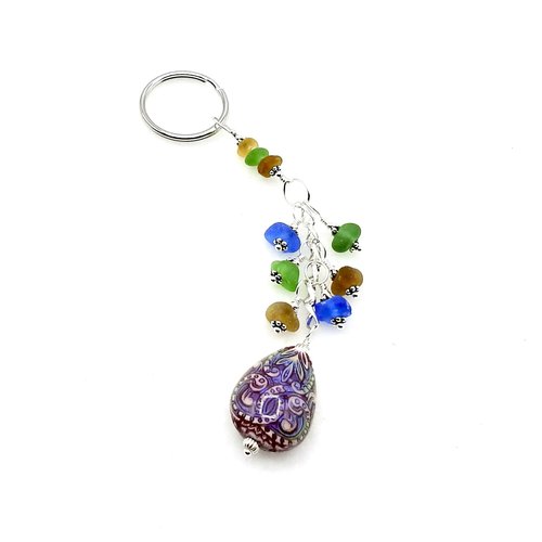 sea glass key accessory