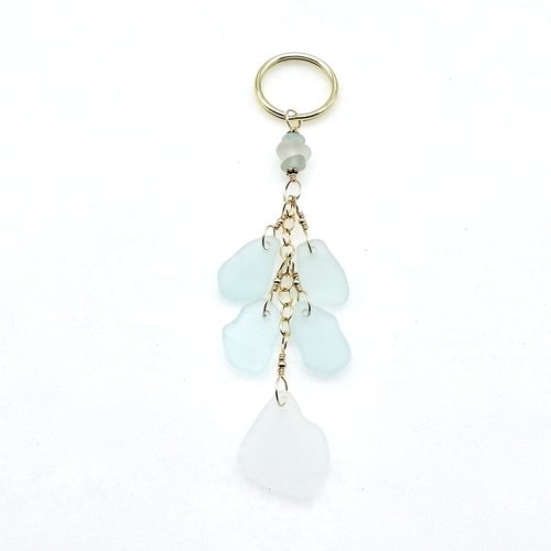 4.5 inches in length including the gold keyring