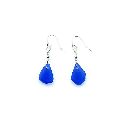 dainty cobalt blue earrings
