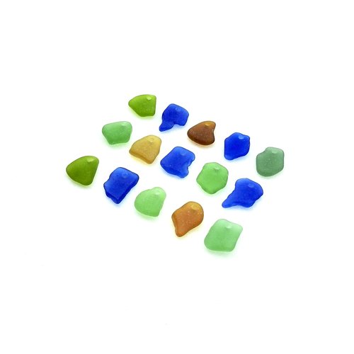 top drilled seaglass 