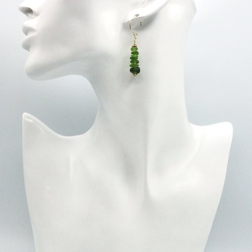  1 3/4" (4.4cm) in length from the top of the pierced ear wires