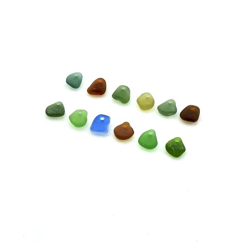 colourful tiny drop beads
