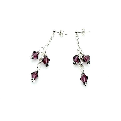 Swarovski Elements amethyst