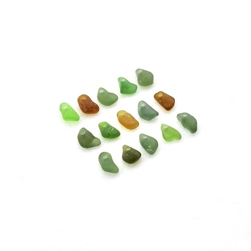 mixed colours green brown