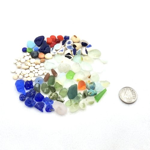 rare beach glass pottery bonfire