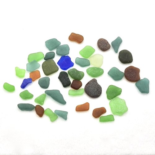 green brown cobalt blue shades