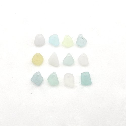 yellow blue pink drop pendants