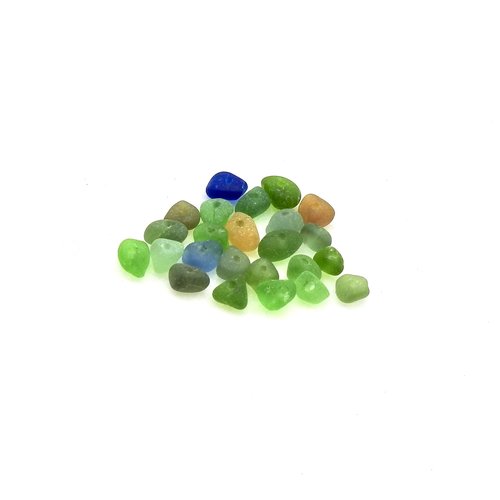 mixed colours green blue brown