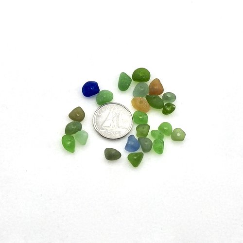 real beach glass beads Canada