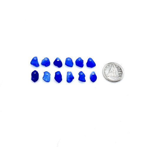 drilled beach glass