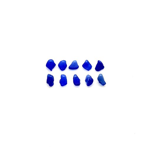 cobalt blue top drilled charms