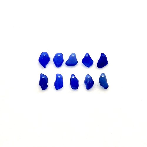 very tiny sea glass beads