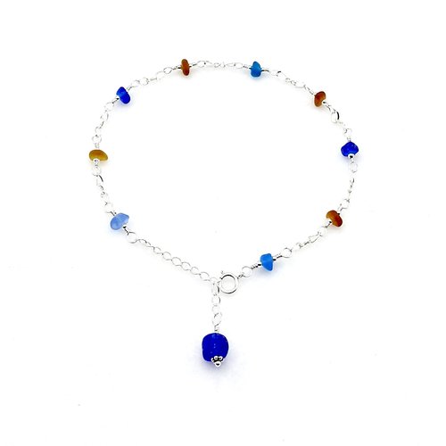 beaded silver chain