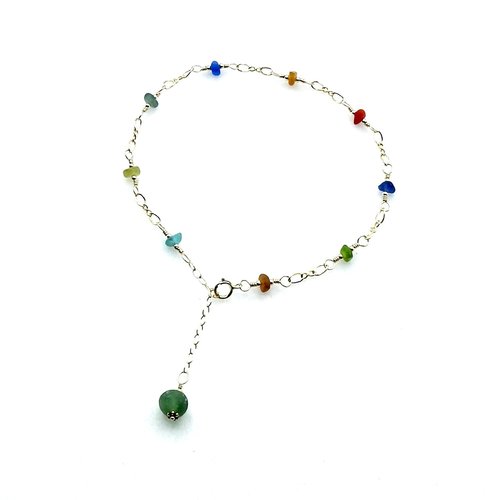 colourful ankle bracelet for her