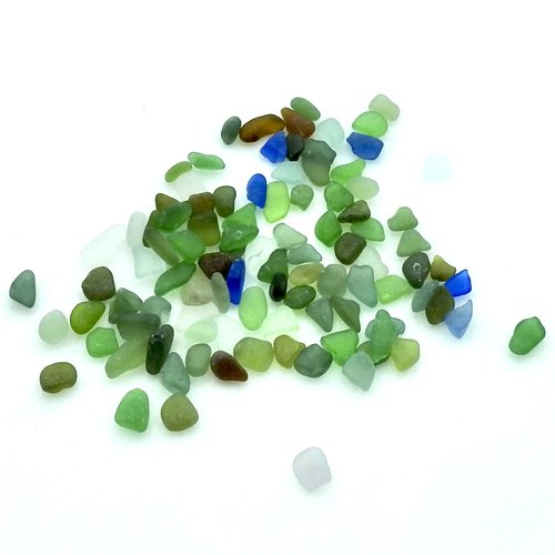 real sea glass pieces
