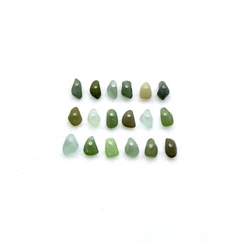 real sea glass beads