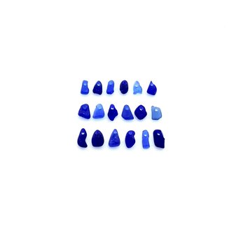 Sea Glass Beads Canada Tiny Cobalt Cornflower Blue Charms