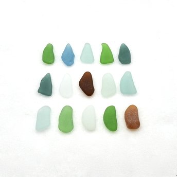 rectangle shaped beach glass
