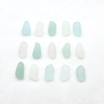 natural pastel sea glass