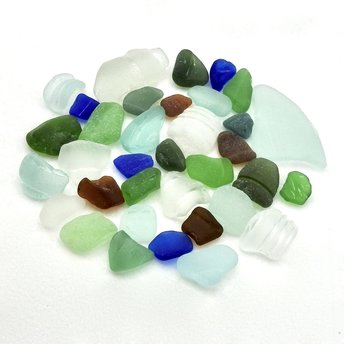 sea glass pieces