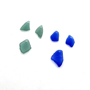 real sea glass beads