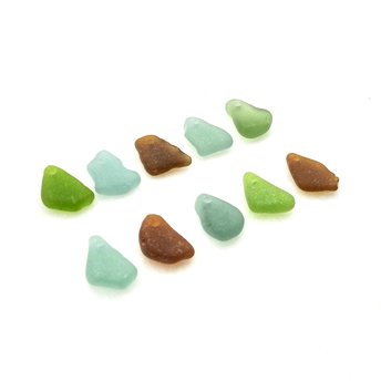 real sea glass charms
