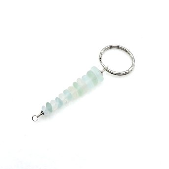 sea glass keychain