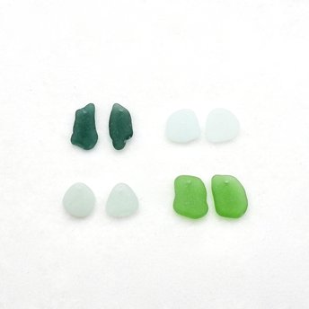 beach glass beads