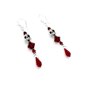 skull earrings for women