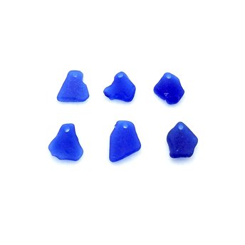 cobalt blue beach glass